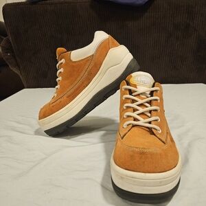 Vintage Candies Platform‎ Suede Sneakers  Lace Up Chunky 90's Womens 8.5